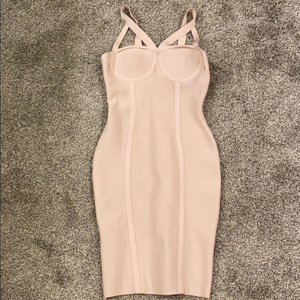 Bandage form fitting dress